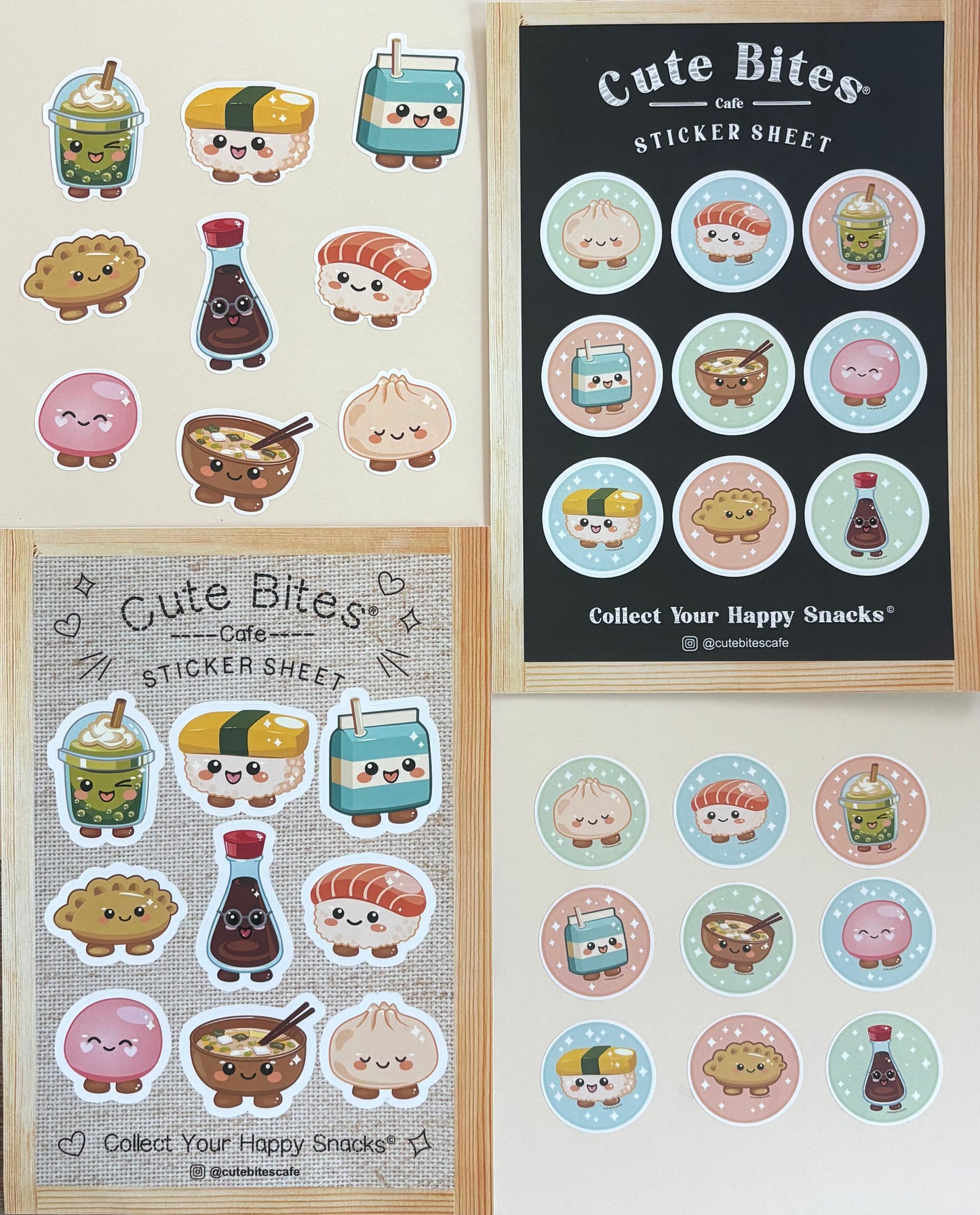 Cute Bites Sticker Sheets