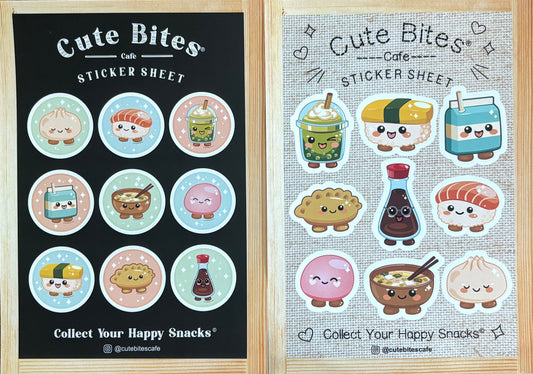 Cute Bites Sticker Sheets